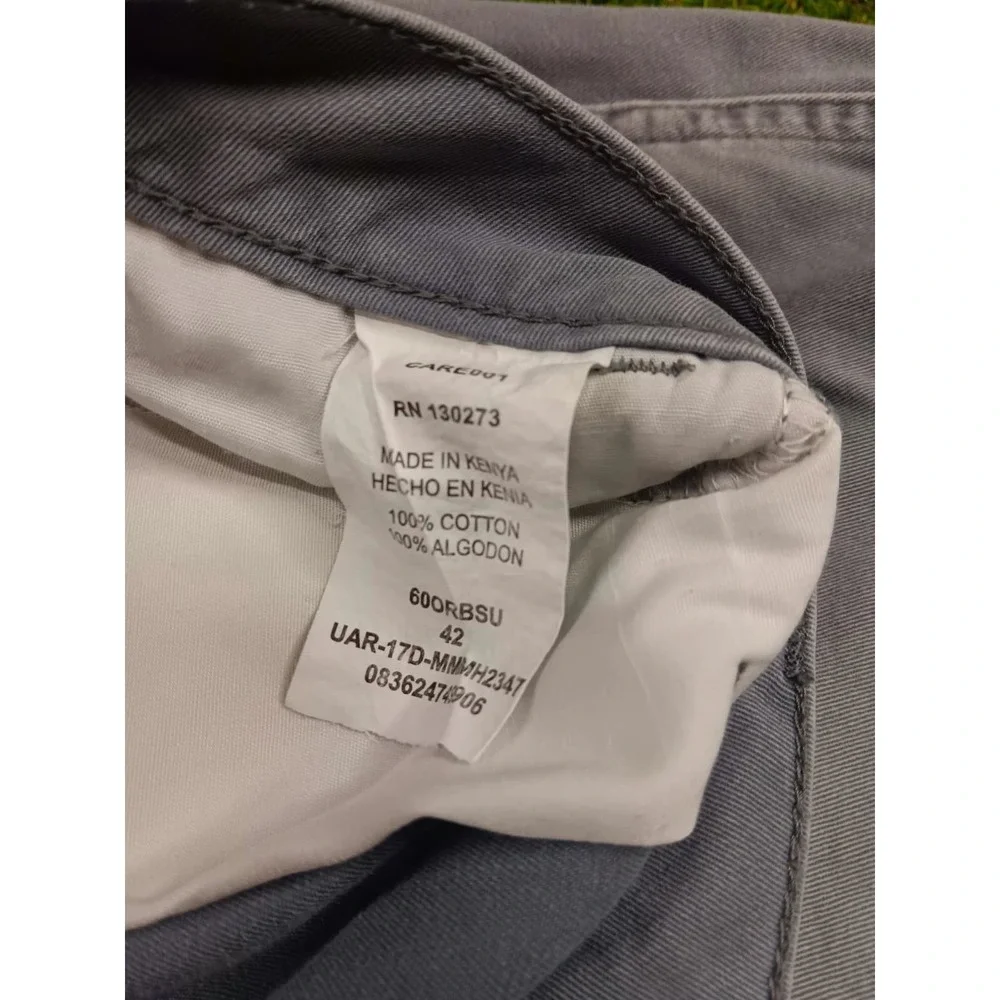 Wrangler Cargo‎ Shorts Mens 42 Gray Cotton Relaxed Fit Utility Outdoor